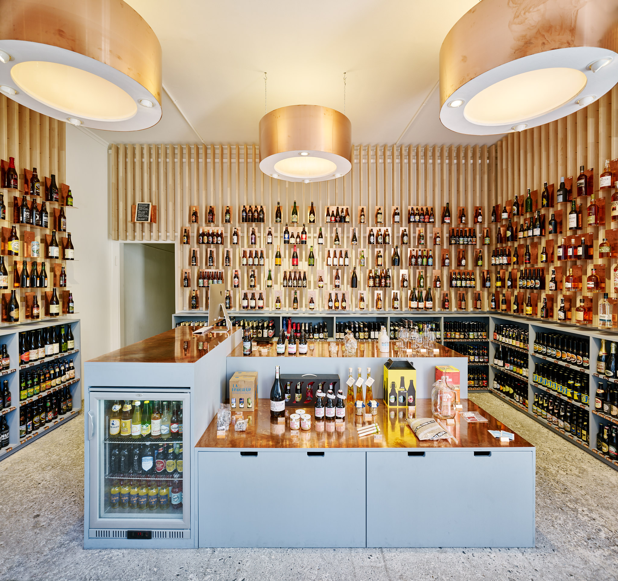 Intercomestibles Beer + drinks Shop, Zurich  I  Interior by Refurnished  /  Roland Jaggi + Friedrich Wilhelm Graf